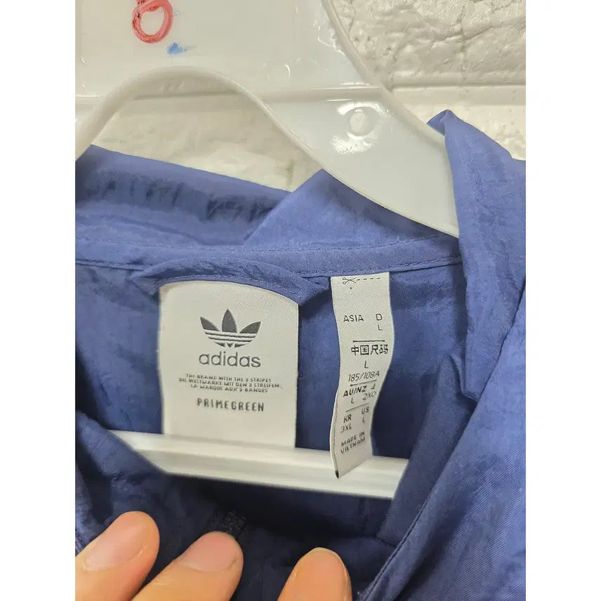 [BUNJANG] Adidas Navy Windbreaker Jacket 3XL / 3XL 아디다스 네이비 바람막이 D170