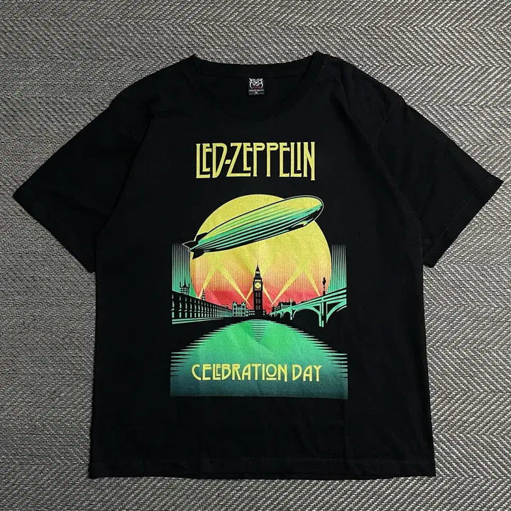 [BUNJANG] Vintage Red Zeppelin Rock Band T-Shirt XL / 빈티지 레드재플린 락밴드 티셔츠o 5594