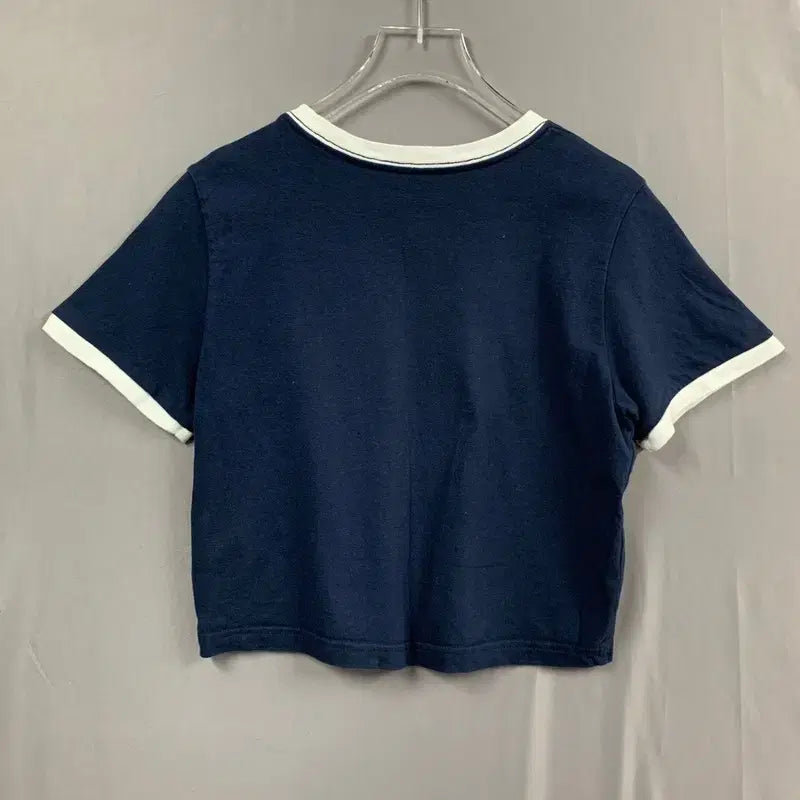 [BUNJANG] Brownbreath Printing Crop Ringer Short Sleeve T-Shirt / M 브라운브레스 프린팅 크롭 링거 반팔티