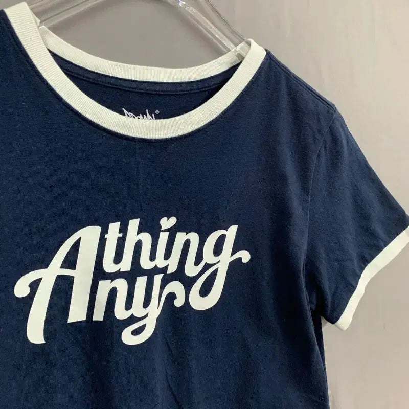 [BUNJANG] Brownbreath Printing Crop Ringer Short Sleeve T-Shirt / M 브라운브레스 프린팅 크롭 링거 반팔티