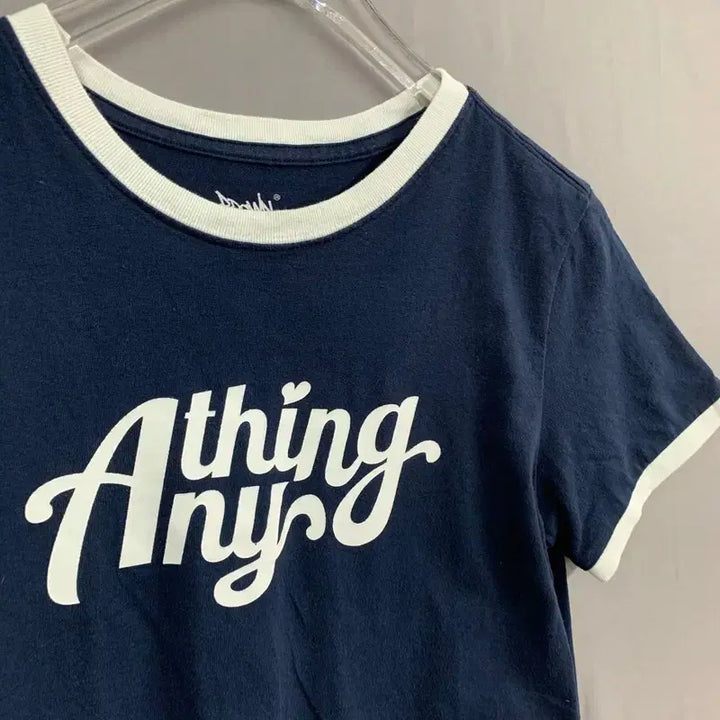 [BUNJANG] Brownbreath Printing Crop Ringer Short Sleeve T-Shirt / M 브라운브레스 프린팅 크롭 링거 반팔티