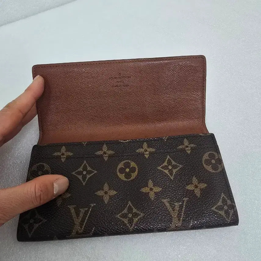 [BUNJANG] Louis Vuitton Monogram Long Wallet / (정품) 루이비통 모노그램 장지갑 많은양의 현금수납