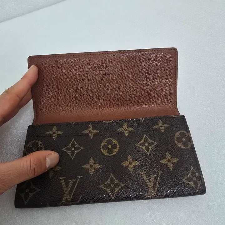 [BUNJANG] Louis Vuitton Monogram Long Wallet / (정품) 루이비통 모노그램 장지갑 많은양의 현금수납