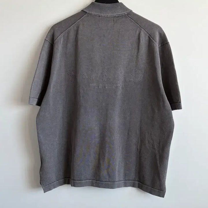[BUNJANG] Solid Homme Washed Short Sleeve Shirt (Size 48) / 솔리드옴므 워싱 반팔셔츠 48