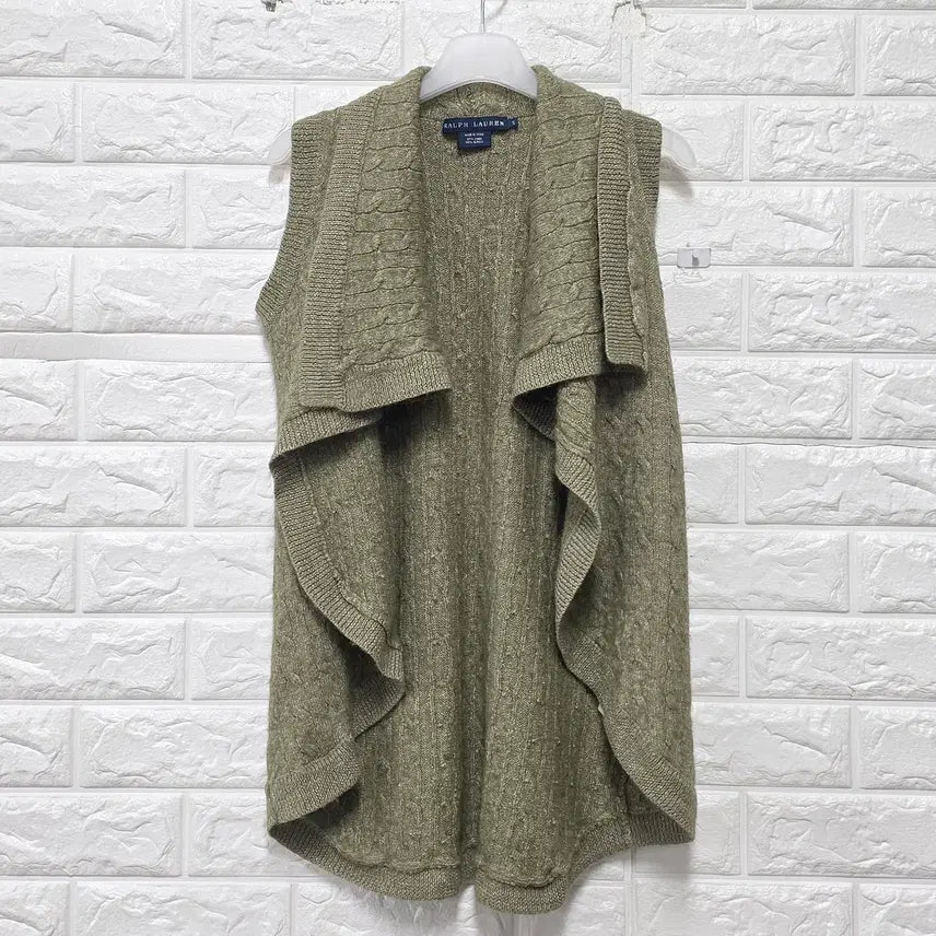 [BUNJANG] Polo Ralph Lauren Waterfowl Knit Vest / S 폴로랄프로렌 워터폴 니트 조끼 D171