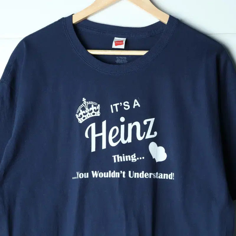 [BUNJANG] Hanes Oversized Short-Sleeve T-Shirt Navy XL-3XL / (XL-3XL) 헤인즈 반팔 티셔츠 빅사이즈 USA 네이비-755E