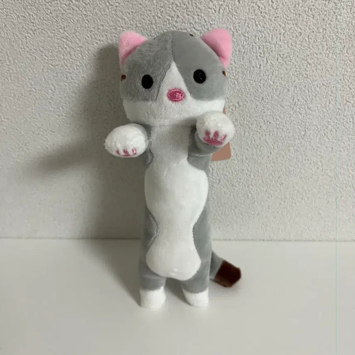 [BUNJANG] Gray Cat Plush Keychain / 고양이 인형키링