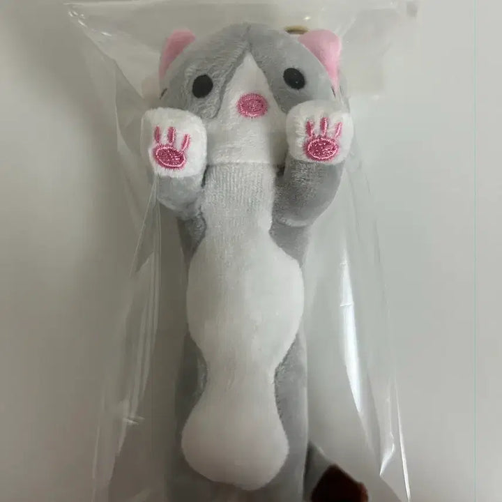 [BUNJANG] Gray Cat Plush Keychain / 고양이 인형키링