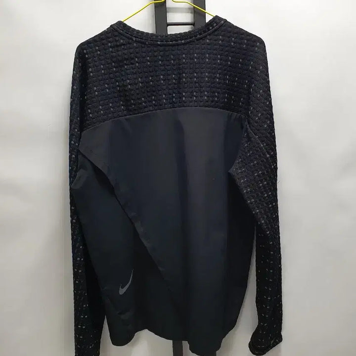 [BUNJANG] Nike Tech Pack Hybrid Woven Knit Long-Sleeve Top Black XXL / 나이키 테크팩 롱슬리브 하이브리드 우븐 니트 기모노 러닝탑 블랙 xxl