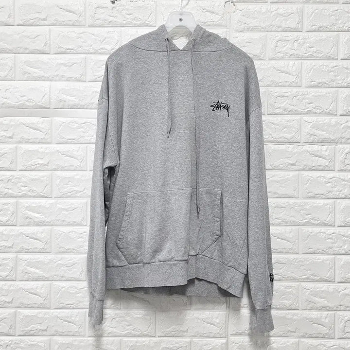 [BUNJANG] Stussy Grey Hoodie / L 스투시 그레이 후드티 D172