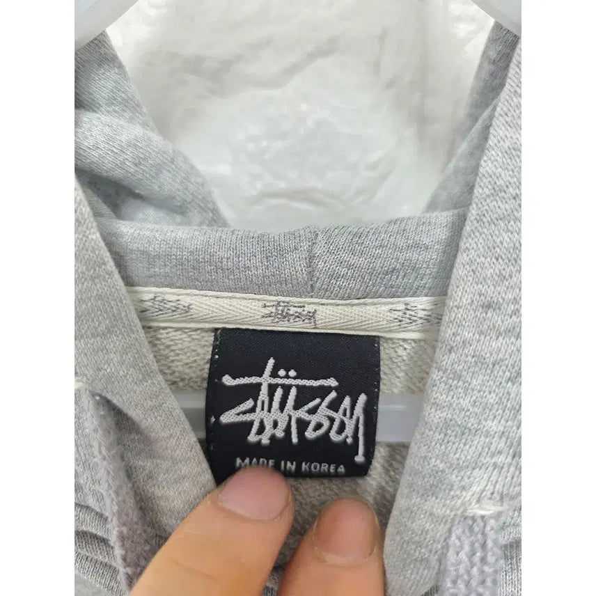 [BUNJANG] Stussy Grey Hoodie / L 스투시 그레이 후드티 D172