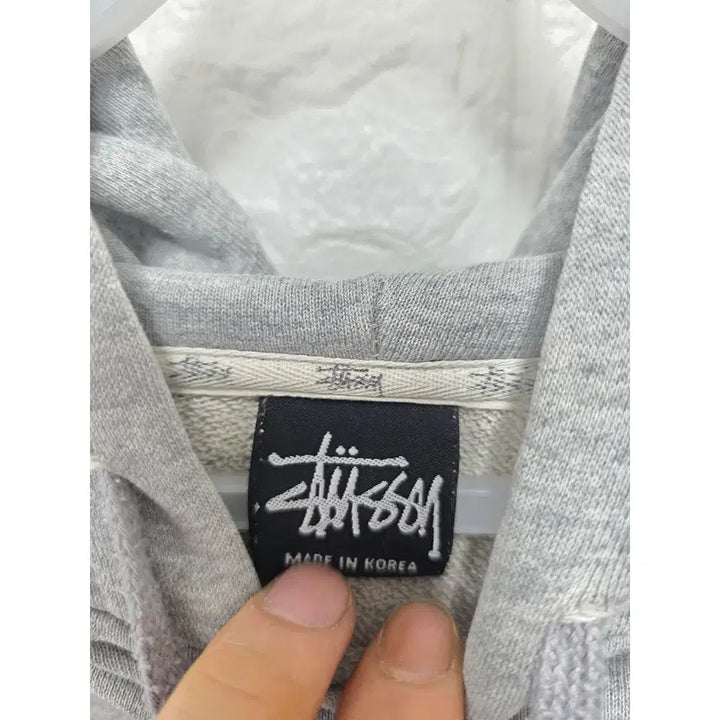 [BUNJANG] Stussy Grey Hoodie / L 스투시 그레이 후드티 D172