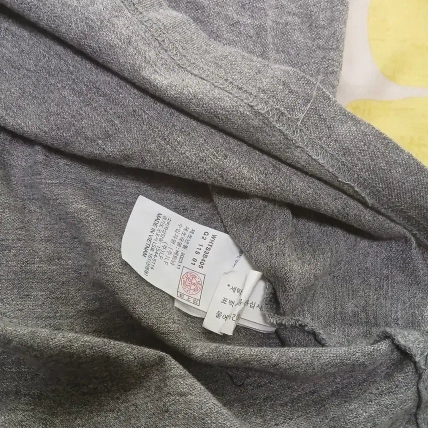 [BUNJANG] Hazzys Grey Short Sleeve Polo T-Shirt Size 115 / 헤지스 그레이 반팔 폴로티셔츠