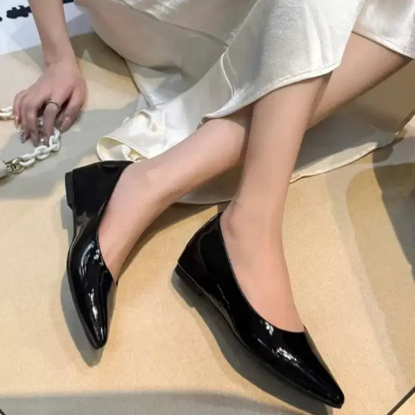[BUNJANG] Stiletto Wedge Pumps Heel Height 4.5 / 스틸레토 가보시힐 / 웨지힐 / 펌프스 / 굽높이4.5