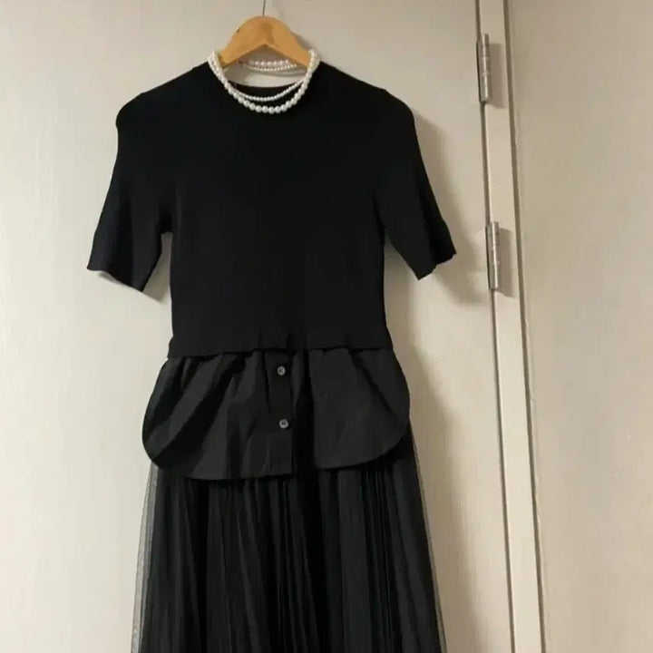 [BUNJANG] New Arrival Imported Knit Shaw Black Long Dress / 새상품) 수입 니트 샤 블랙 롱원피스