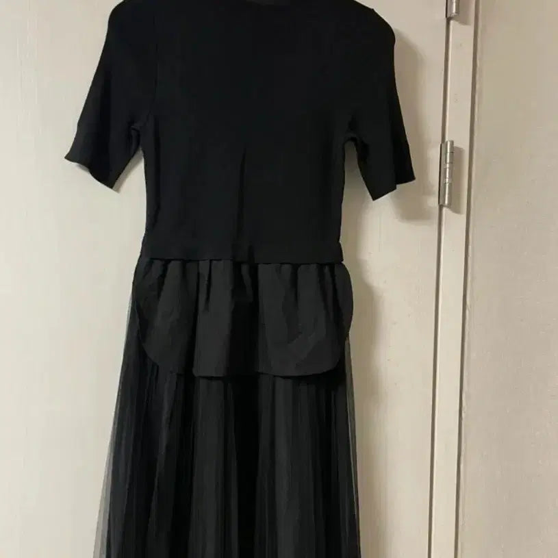 [BUNJANG] New Arrival Imported Knit Shaw Black Long Dress / 새상품) 수입 니트 샤 블랙 롱원피스