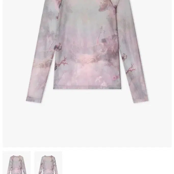 [BUNJANG] Marbling Angel Mesh Top / 마블링 엔젤 메쉬 탑