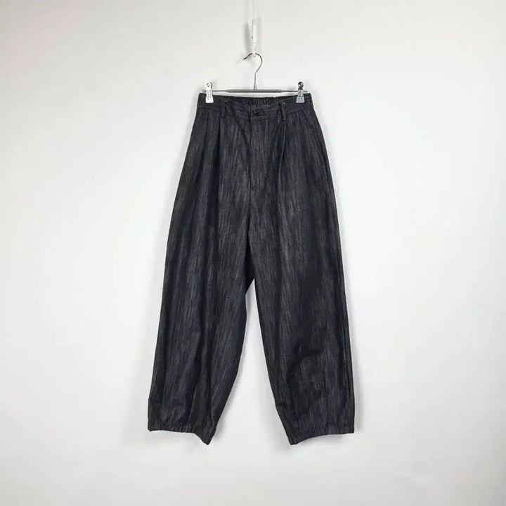 [BUNJANG] Urban Stuff Indigo Two-Tuck Bending Baggy Denim Pants Men / 어반스토프 인디고 투턱 밴딩 배기 데님 팬츠 남 24-28. 0512