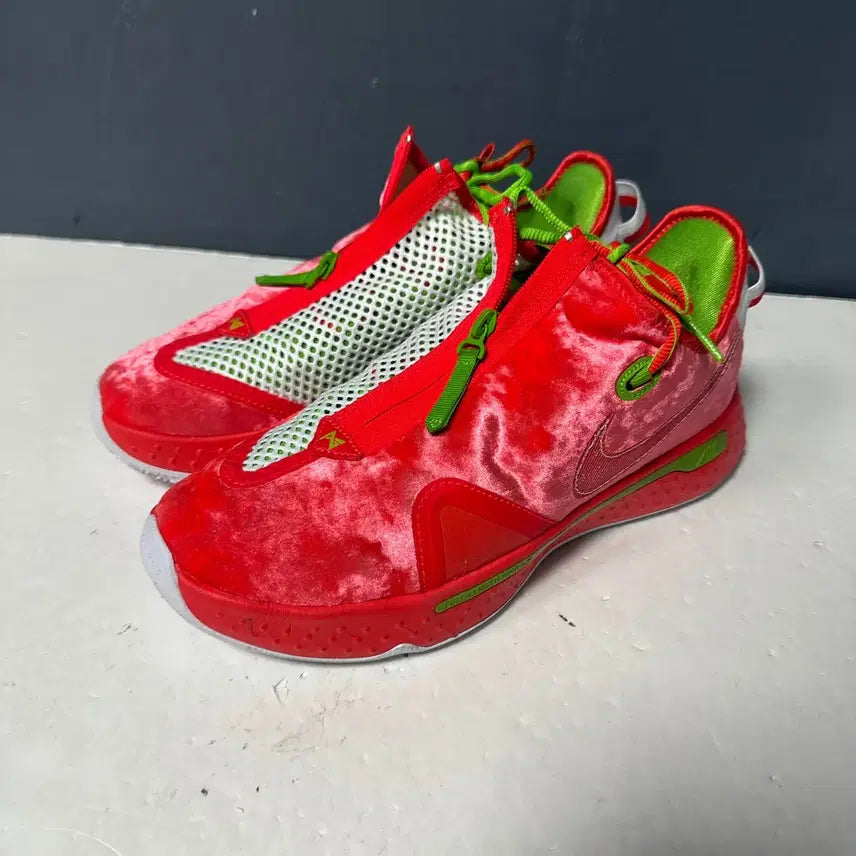 [BUNJANG] Nike PG4 Crimson Christmas Edition Sneakers / 280 나이키 PG4 크림슨 크리스마스에디션 스니커즈