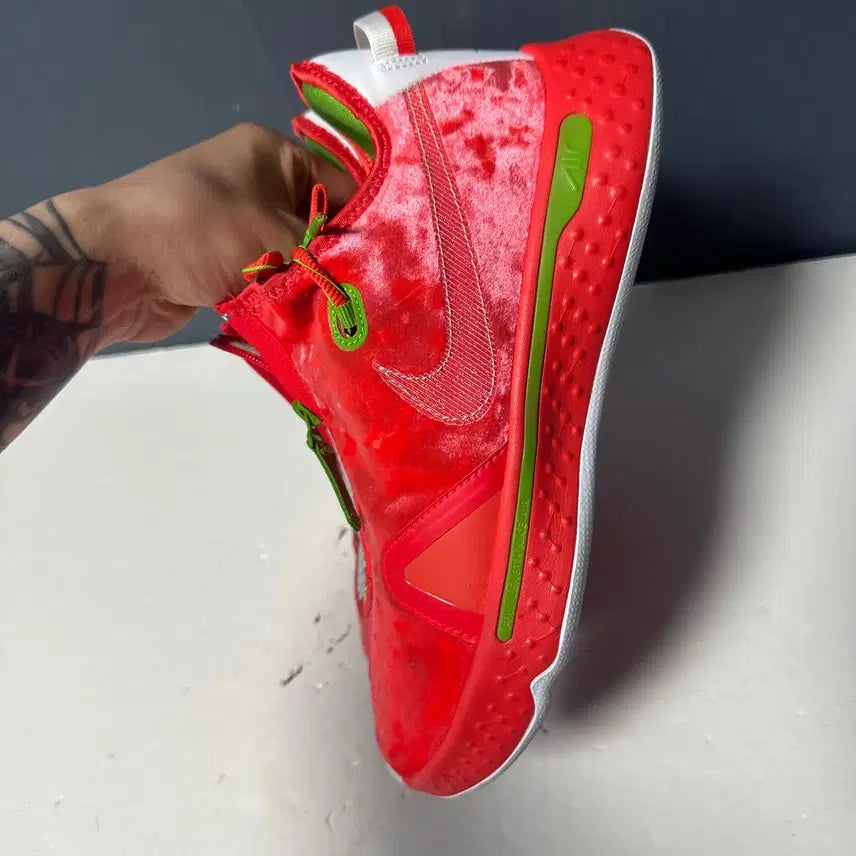 [BUNJANG] Nike PG4 Crimson Christmas Edition Sneakers / 280 나이키 PG4 크림슨 크리스마스에디션 스니커즈