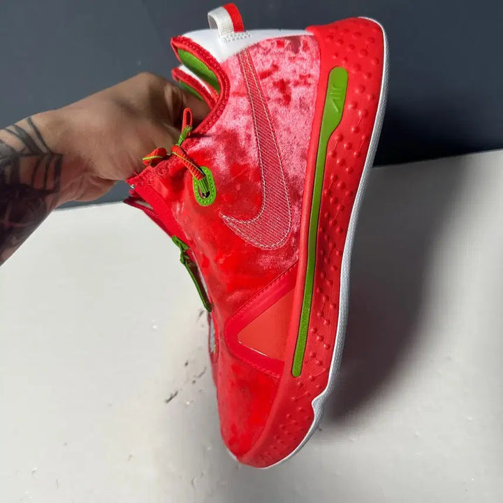[BUNJANG] Nike PG4 Crimson Christmas Edition Sneakers / 280 나이키 PG4 크림슨 크리스마스에디션 스니커즈