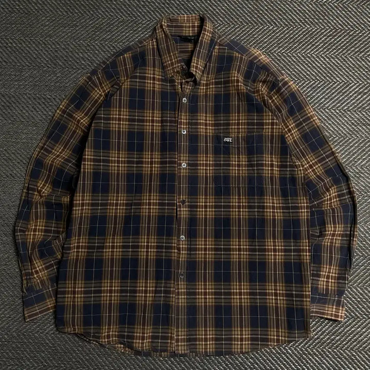 [BUNJANG] Vintage Minimal Boxy Fit Checkered Shirt XL / 빈티지 미니멀 박시핏 체크 셔츠 y 5582