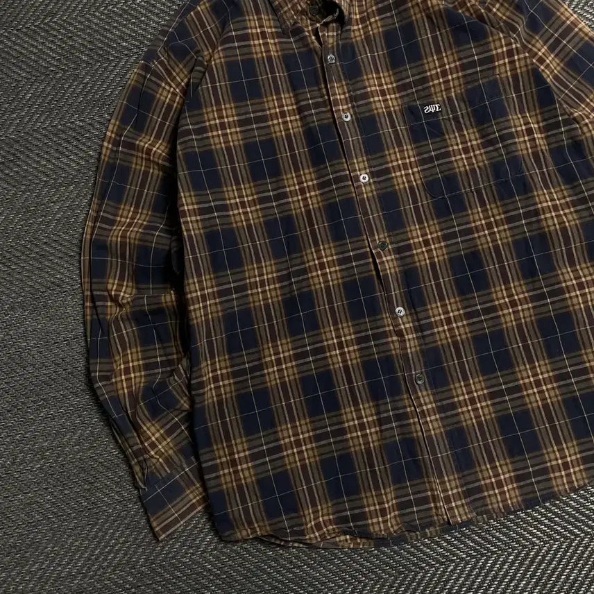 [BUNJANG] Vintage Minimal Boxy Fit Checkered Shirt XL / 빈티지 미니멀 박시핏 체크 셔츠 y 5582