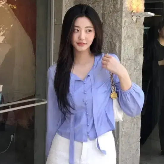 [BUNJANG] Jennie O Blouse / 제니오 블라우스
