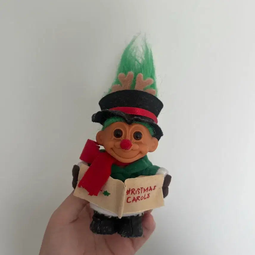 [BUNJANG] Vintage Christmas Carol Custom Troll Doll / 빈티지 크리스마스 캐롤 커스텀 트롤 인형