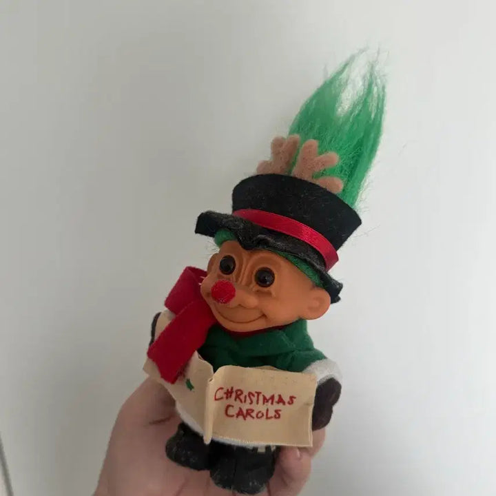 [BUNJANG] Vintage Christmas Carol Custom Troll Doll / 빈티지 크리스마스 캐롤 커스텀 트롤 인형