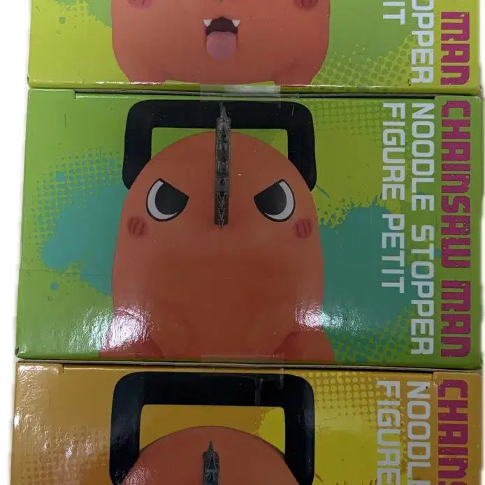 [SOLD OUT] 체인소맨 포치타 누들스토퍼 3개 일괄 미개봉