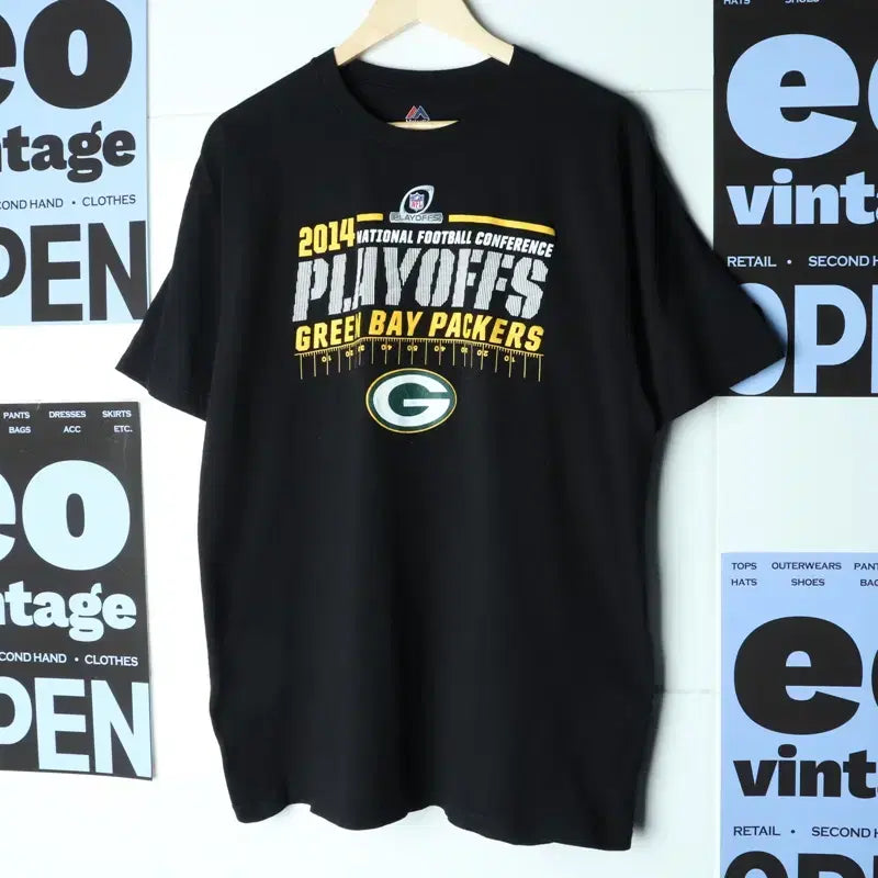 [BUNJANG] Majestic USA Black T-Shirt XL-3XL / (XL-3XL) 마제스틱 반팔 티셔츠 USA 블랙 빅사이즈-7569