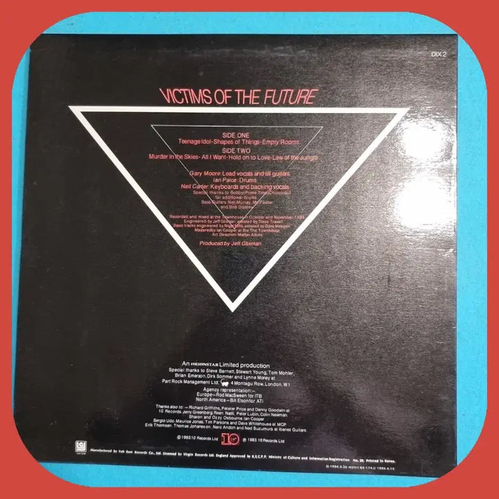 [BUNJANG] Gary Moore Victims of the Future LP / 게리 무어 Victims of the Future LP.NM/NM