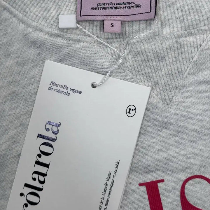 [BUNJANG] LolaLola Cat Sweatshirt (Melange Grey, Size S) / 롤라롤라 고양이 맨투맨 S 새상품