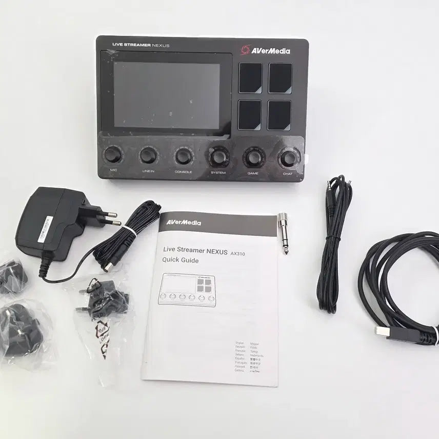 [BUNJANG] Elgato Live Stream Nexus AX310 Audio Mixer / 에버미디어 라이브스트리밍 넥서스 오인페 ax310