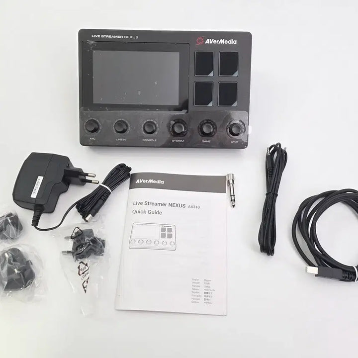 [BUNJANG] Elgato Live Stream Nexus AX310 Audio Mixer / 에버미디어 라이브스트리밍 넥서스 오인페 ax310