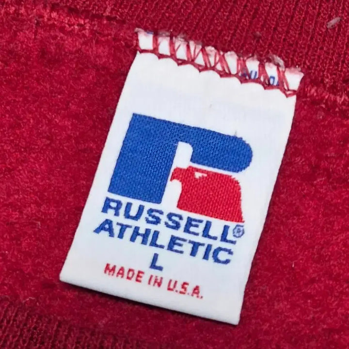[BUNJANG] Russell Athletic 90s US Made Red Sweatshirt / [L] 90s US Made 러셀 레드 스웻  -334