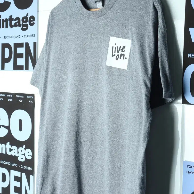 [BUNJANG] Gildan USA Oversized T-Shirt - Grey / (XL-3XL) 길단 반팔 티셔츠 USA 빅사이즈 그레이-756D