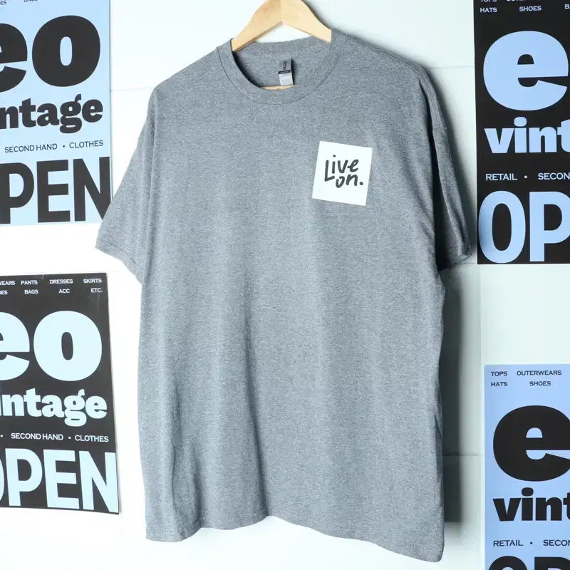 [BUNJANG] Gildan USA Oversized T-Shirt - Grey / (XL-3XL) 길단 반팔 티셔츠 USA 빅사이즈 그레이-756D