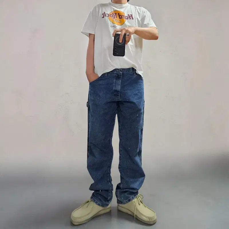 [BUNJANG] Wrangler Carpenter Denim Jeans (34) / 랭글러 카펜터 청바지 34 M0410
