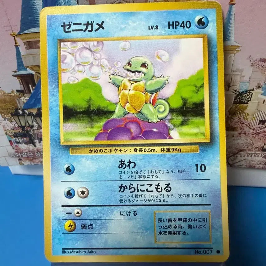 [BUNJANG] Pokemon Card Squirtle First Edition Album / 일판 포켓몬카드 꼬부기 초판 앨범용