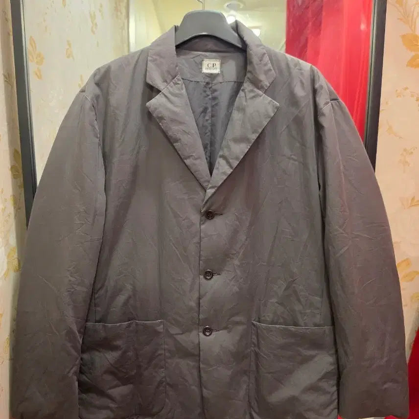 [BUNJANG] C.P. Company Charcoal Grey Down Jacket / 7/27 C.P 컴퍼니 차콜 그레이 오리털 자켓