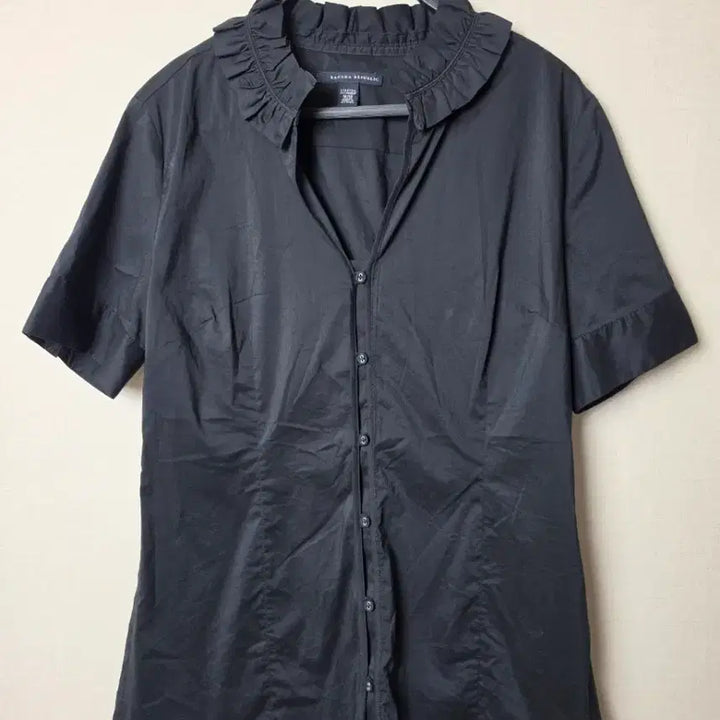 [BUNJANG] Banana Republic Black Short Sleeve Blouse - Size M / (M) 바나나리퍼블릭 검정 반팔 블라우스
