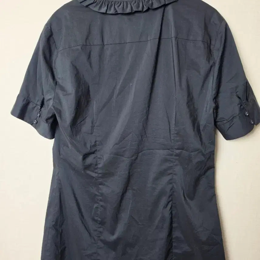 [BUNJANG] Banana Republic Black Short Sleeve Blouse - Size M / (M) 바나나리퍼블릭 검정 반팔 블라우스