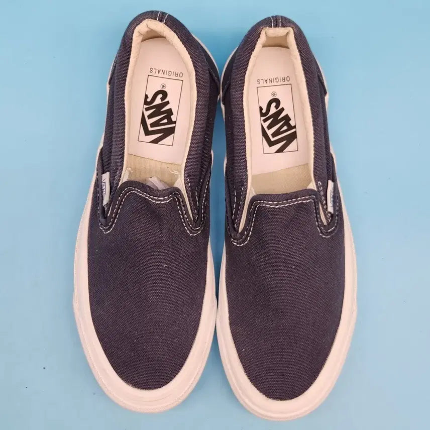 [BUNJANG] Vans Navy Slip-on Shoes (235mm) / hh 반스 네이비 슬립온 235