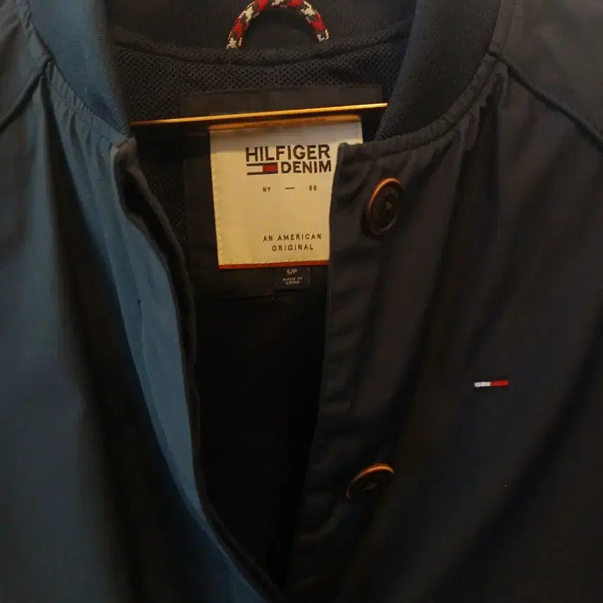 [BUNJANG] Tommy Hilfiger Navy Blouson Coat Size S / 타미힐피거 네이비 블루종 코트 S