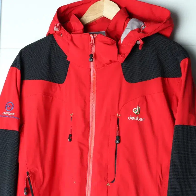 [BUNJANG] Deuter Full Zip Windbreaker Jacket / (L-XL) 도이터 집업 바람막이 점퍼자켓 작은데미지 사용감-7577
