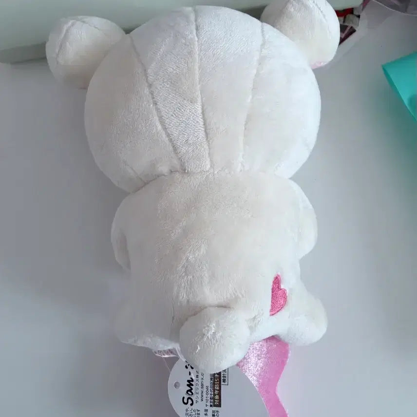 [BUNJANG] Rilakkuma Heart Korilakkuma Plush / 리락쿠마 인형 리락쿠마 하트 코리락