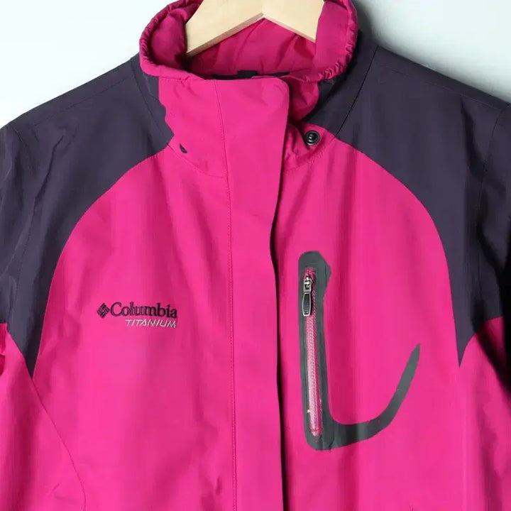 [BUNJANG] Columbia Gore-Tex Windbreaker Zip-Up Jacket Pink / W(S-M) 컬럼비아 집업 바람막이 점퍼자켓 고어텍스 핑크-7578