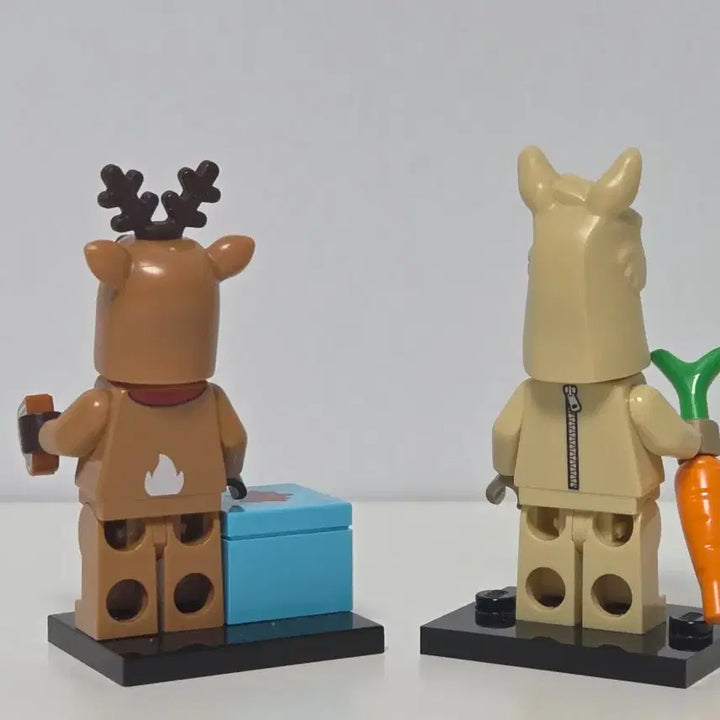 [BUNJANG] LEGO Minifigure Deer Rabbit Animal Part-time Worker / 레고 미니피겨 미피 사슴 토끼 동물 알바